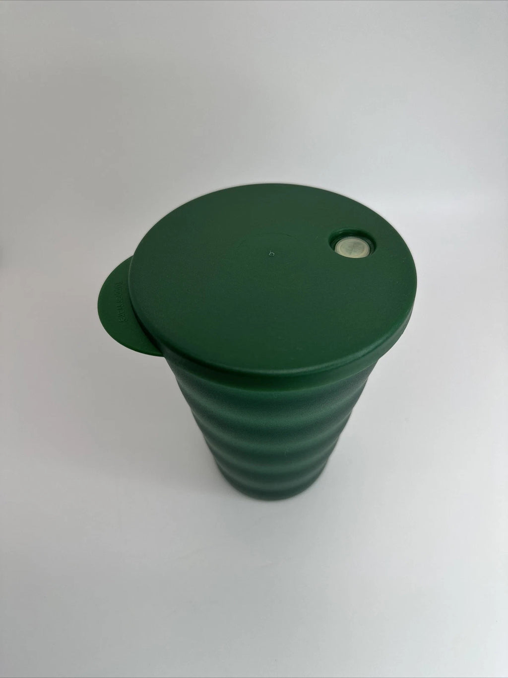 Tupperware Impressions Tumblers (6) Hunter Green & Drip-Less Seal Lids VTG NOS | eBay