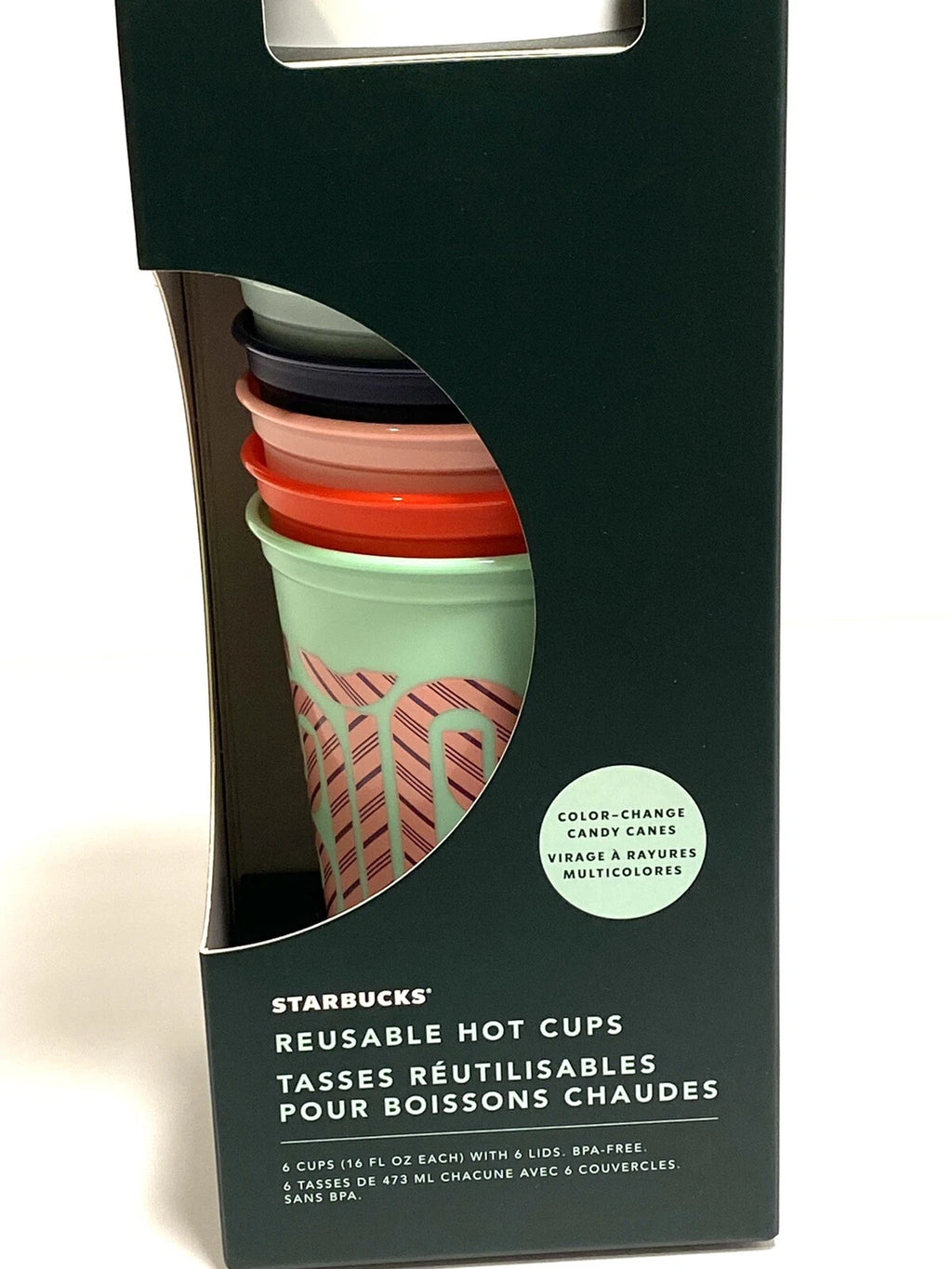 NEW --Starbucks Color Changing Hot Cups set of 6 Holiday 2020 | eBay