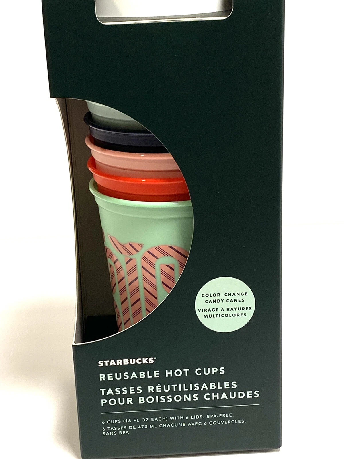 NEW --Starbucks Color Changing Hot Cups set of 6 Holiday 2020 | eBay