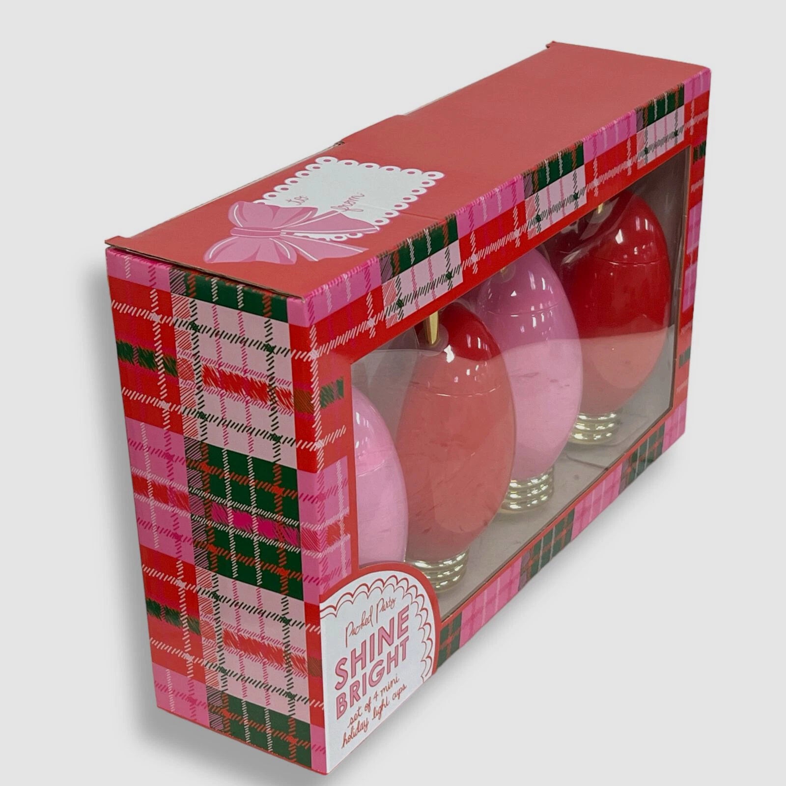 $37 Packed Party Red Pink Holiday Mini Light 4-Pack Drinking Cup 12 oz. | eBay