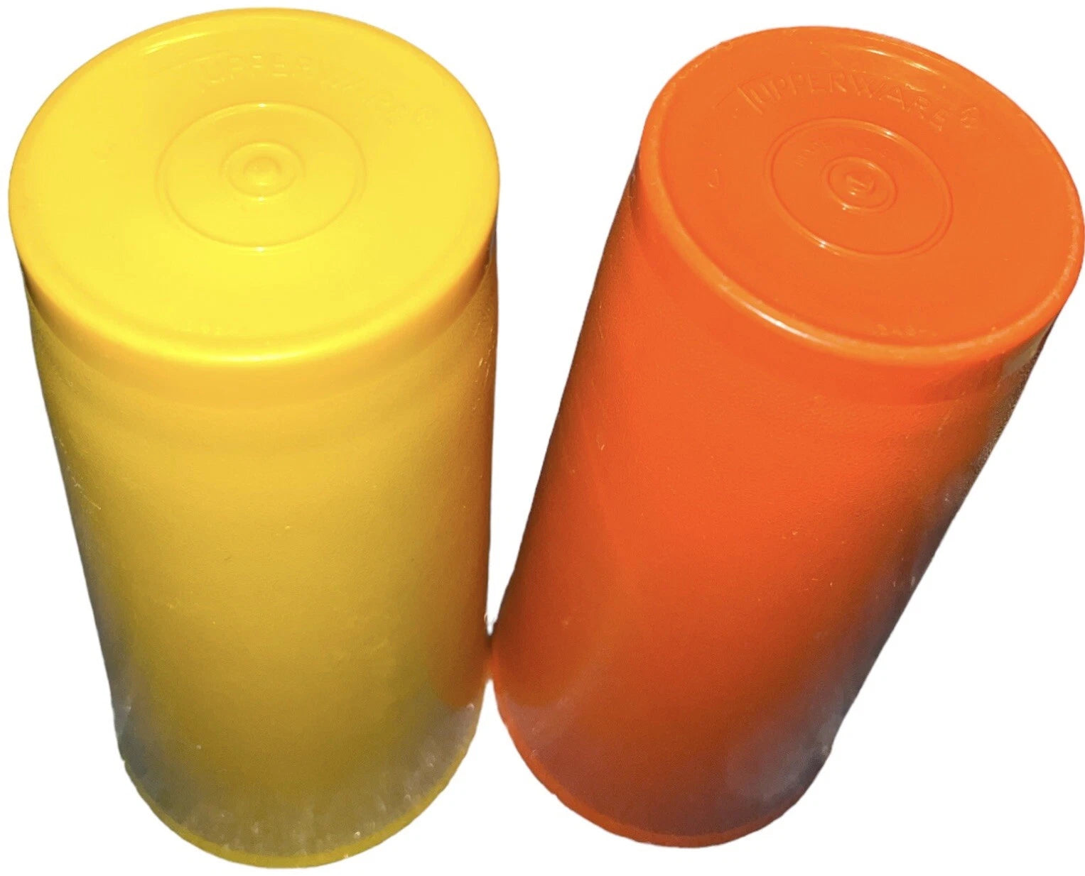 Vintage Tupperware #1348 18 oz Orange Yellow Bell Tumbler Cup Glass Made In USA | eBay