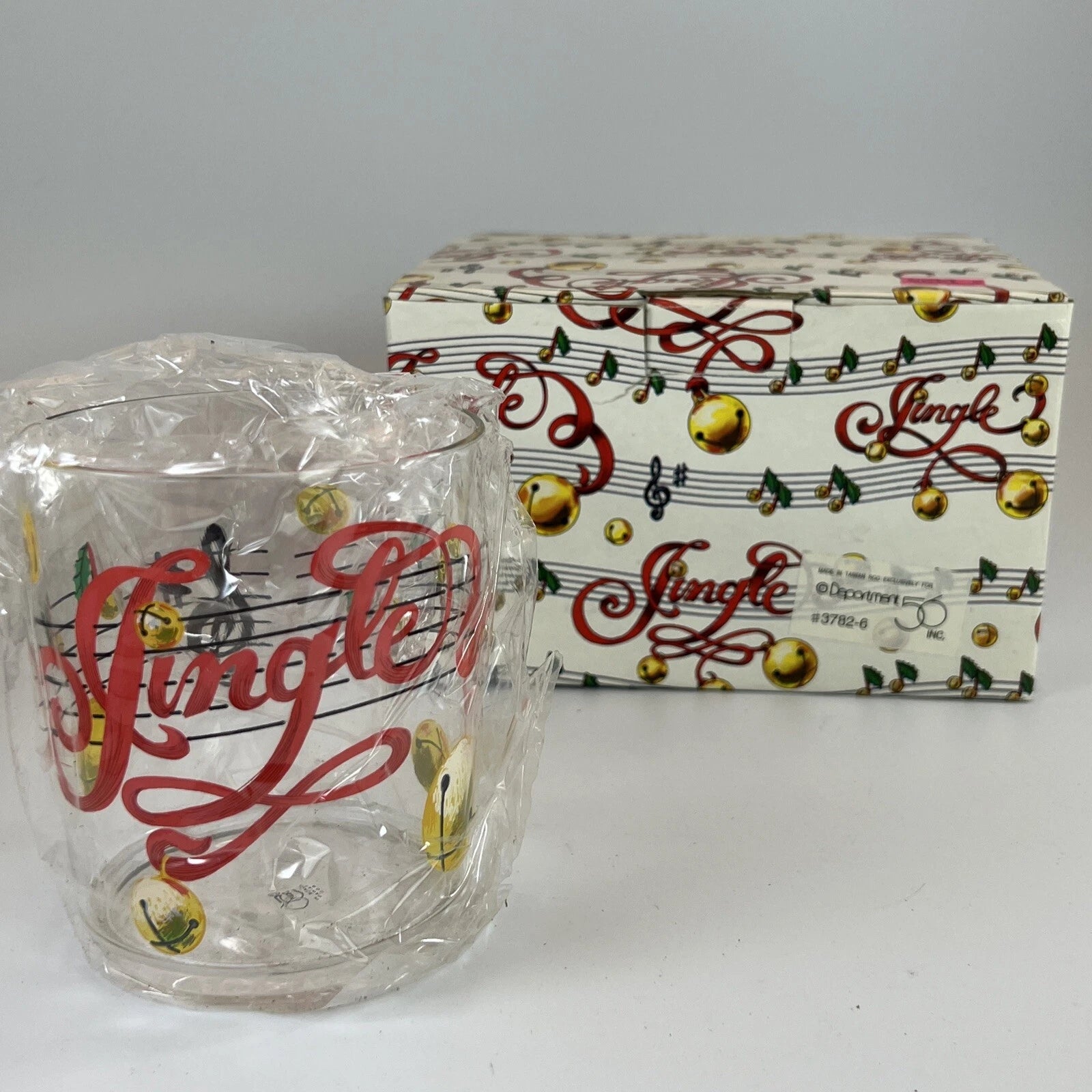 Department 56 VTG Jingle Bells Christmas Plastic Drink Cups Boxed Set of 4 RARE | eBay