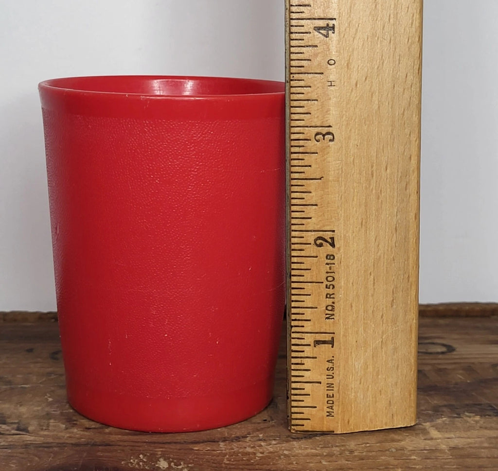 Vintage Set of 4 Tupperware #1251 Children's Tumblers 3 Primary Red 1 Bold Blue | eBay