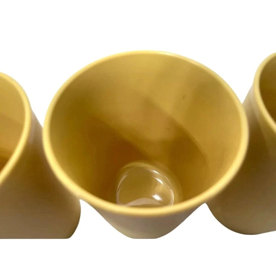 Tupperware 6 Oz Kids Juice Harvest Gold 4 Tumblers Cups Vintage #1251 USA Made | eBay
