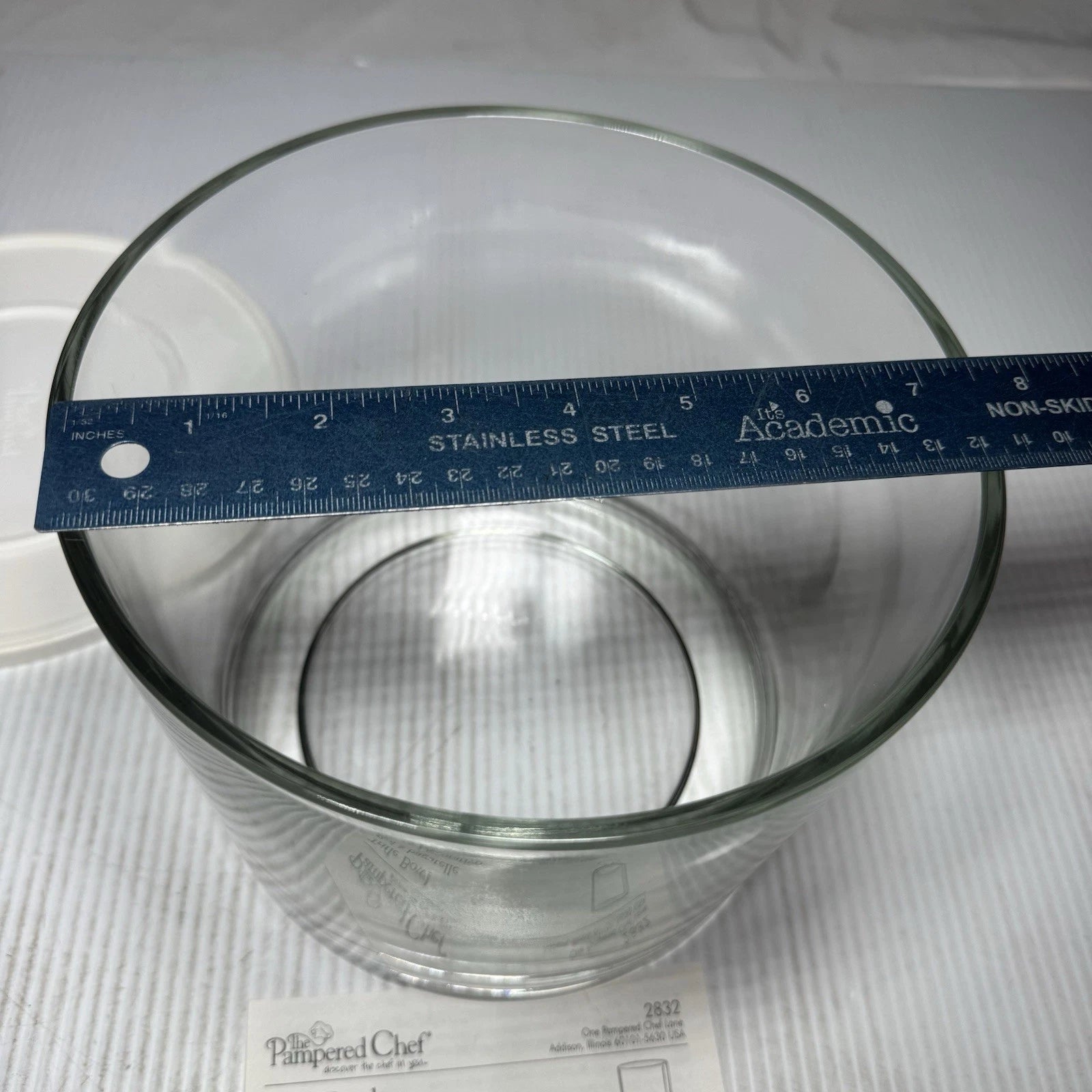 The PAMPERED CHEF Glass TRIFLE BOWL & Lid 6"×8" NO STAND REPLACEMENT Bowl | eBay