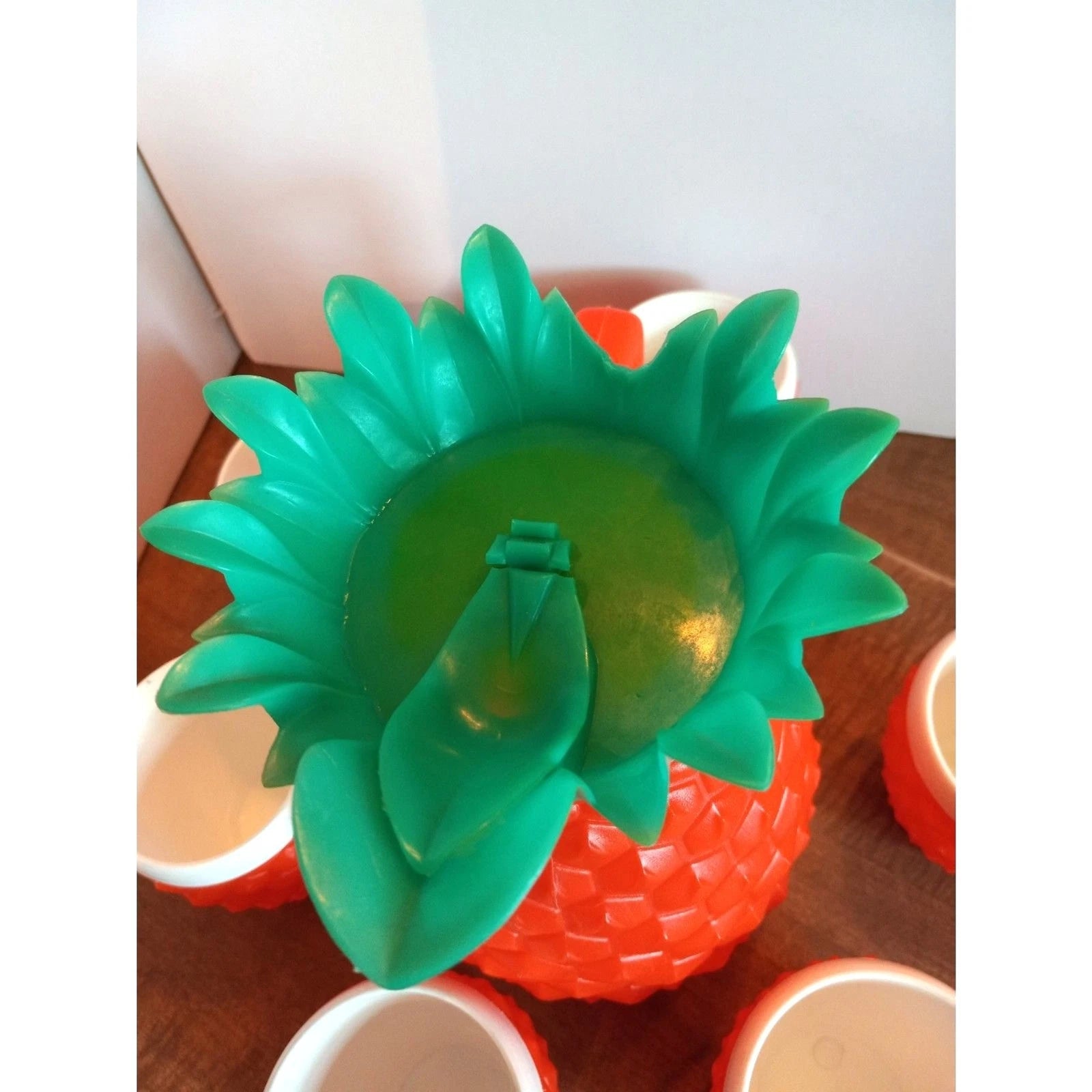 Vintage 1970s Minerware Pineapple Pitcher Set Blow Mold COMPLETE BUT WITH DAMAGE | eBay