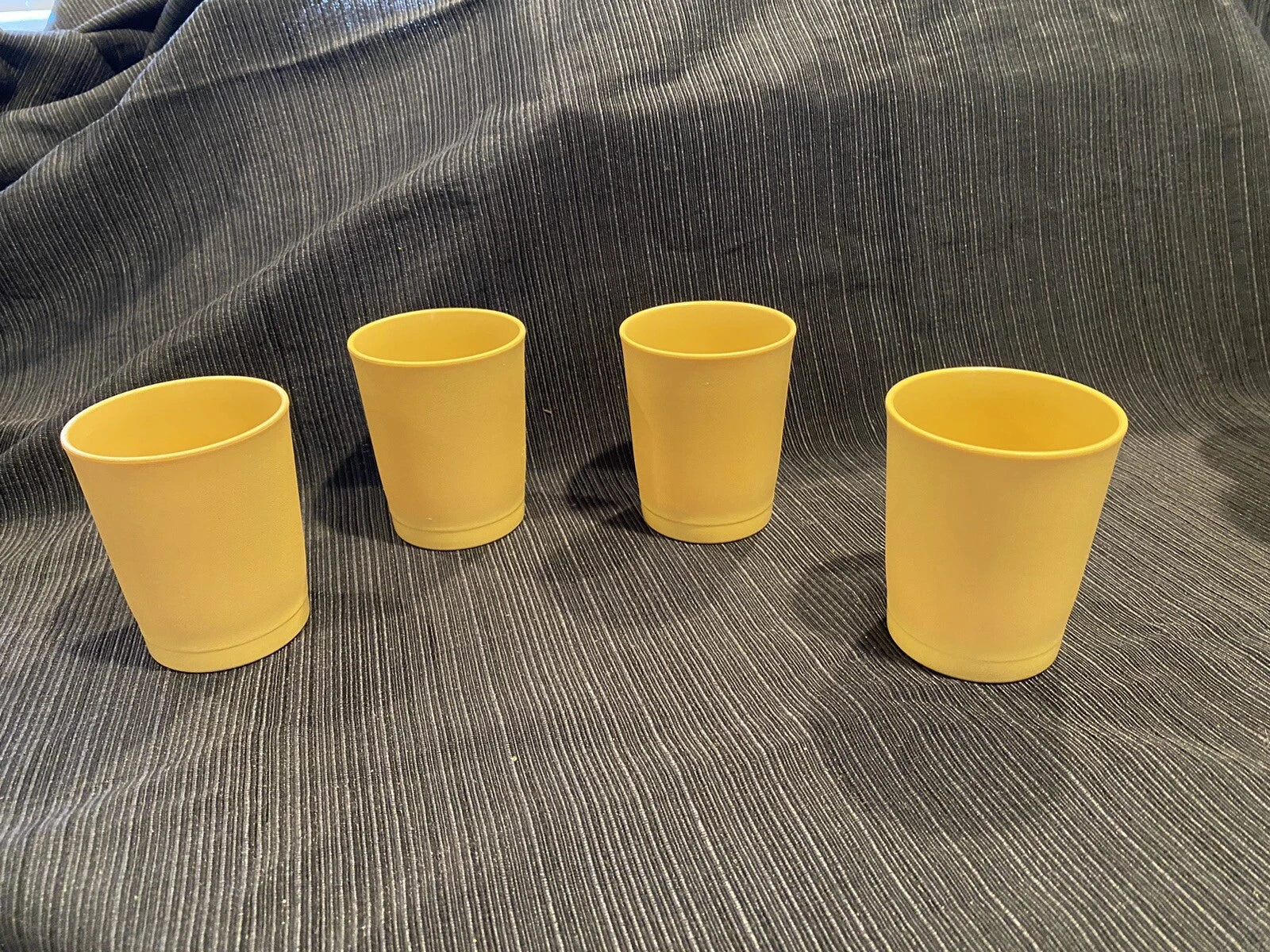 Vintage Tupperware Harvest Gold 6 Oz Juice Cups # 1251, Set Of 4 | eBay