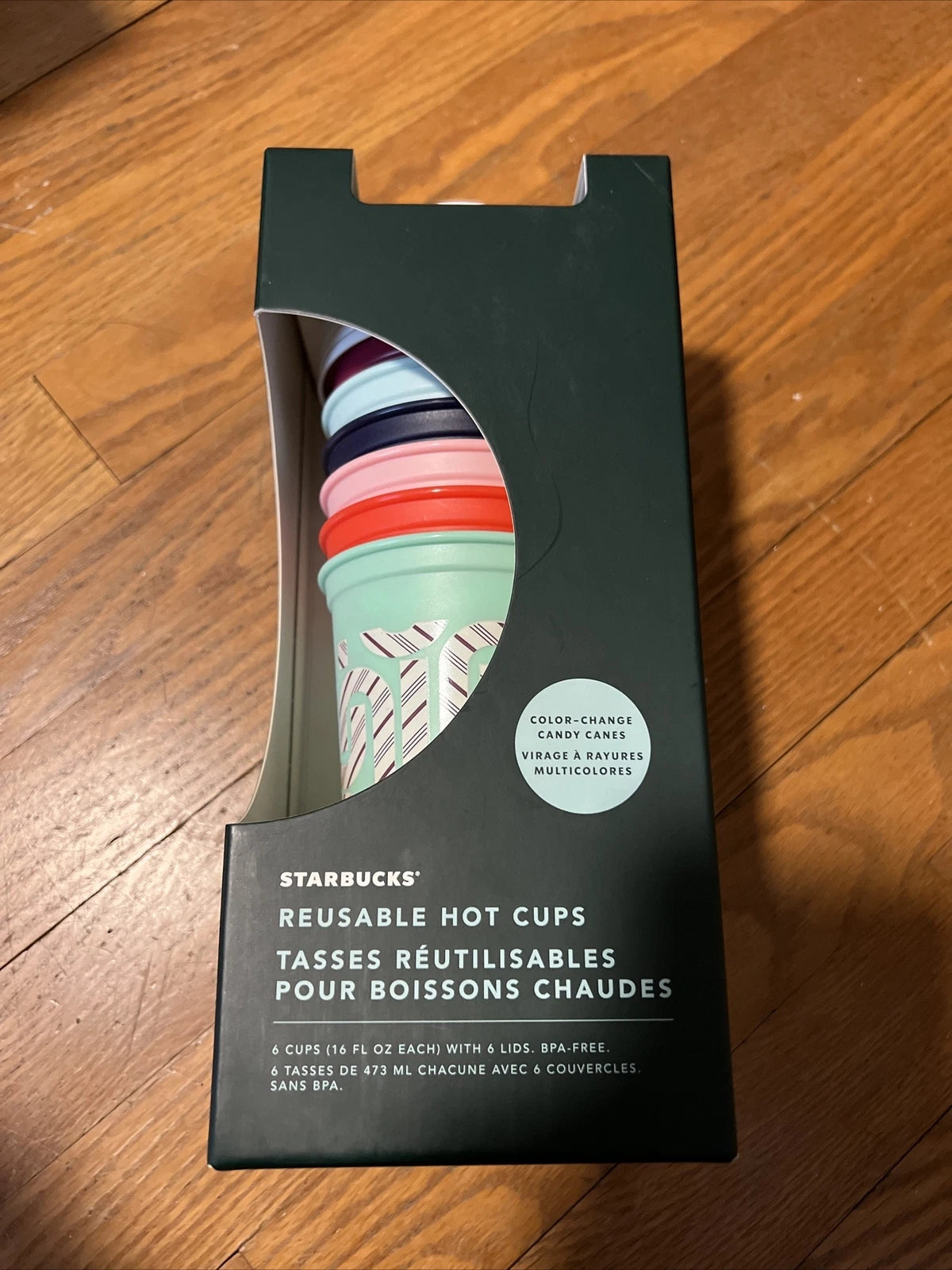 STARBUCKS Reusable Color Changing Hot Cups CHRISTMAS HOLIDAY 2020 NIB 6 Cups | eBay