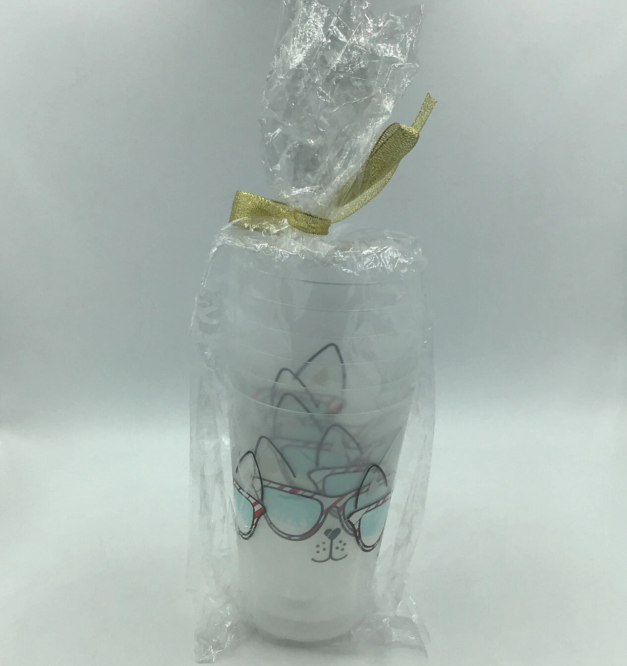 Winter Holiday Christmas Gift Reusable Cups 6 Pack Xmas Themed New Without Tags | eBay