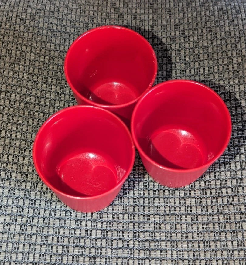 VINTAGE TUPPERWARE Red 6 oz. Juice Tumbler's/ # 1251/ 3.5"Tall | eBay