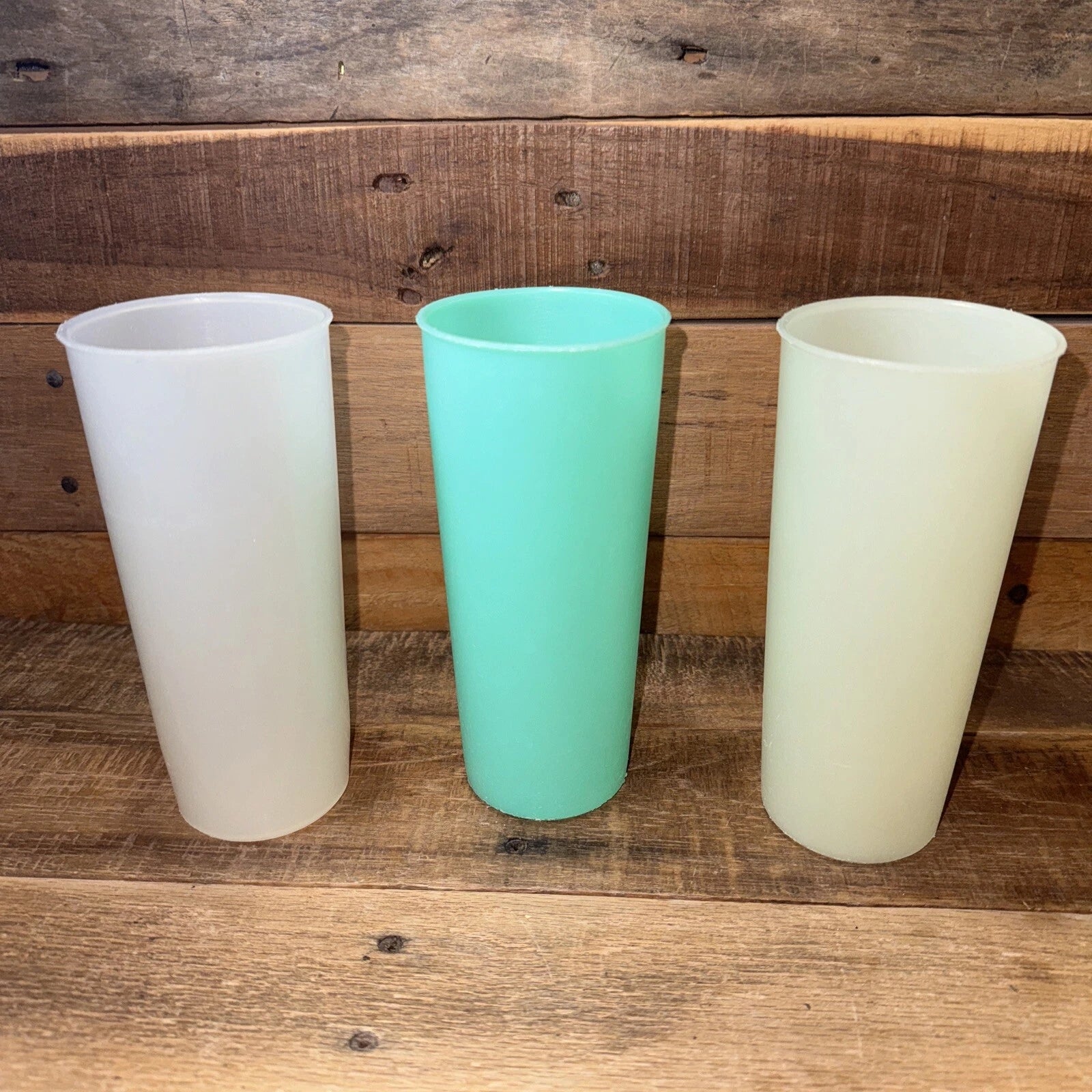 Lot of 5 Vintage TUPPERWARE #107 & #117 Pastel TUMBLERS (3) 16 Oz - (2) 6 Oz | eBay