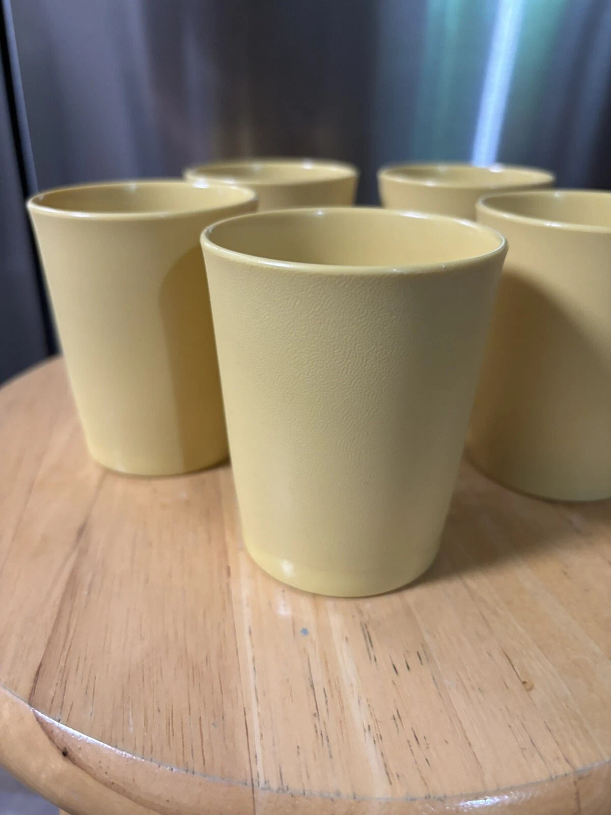 5 Vintage Harvest Gold Tan TUPPERWARE 6 oz Tumblers Cups #1251 no Lids | eBay