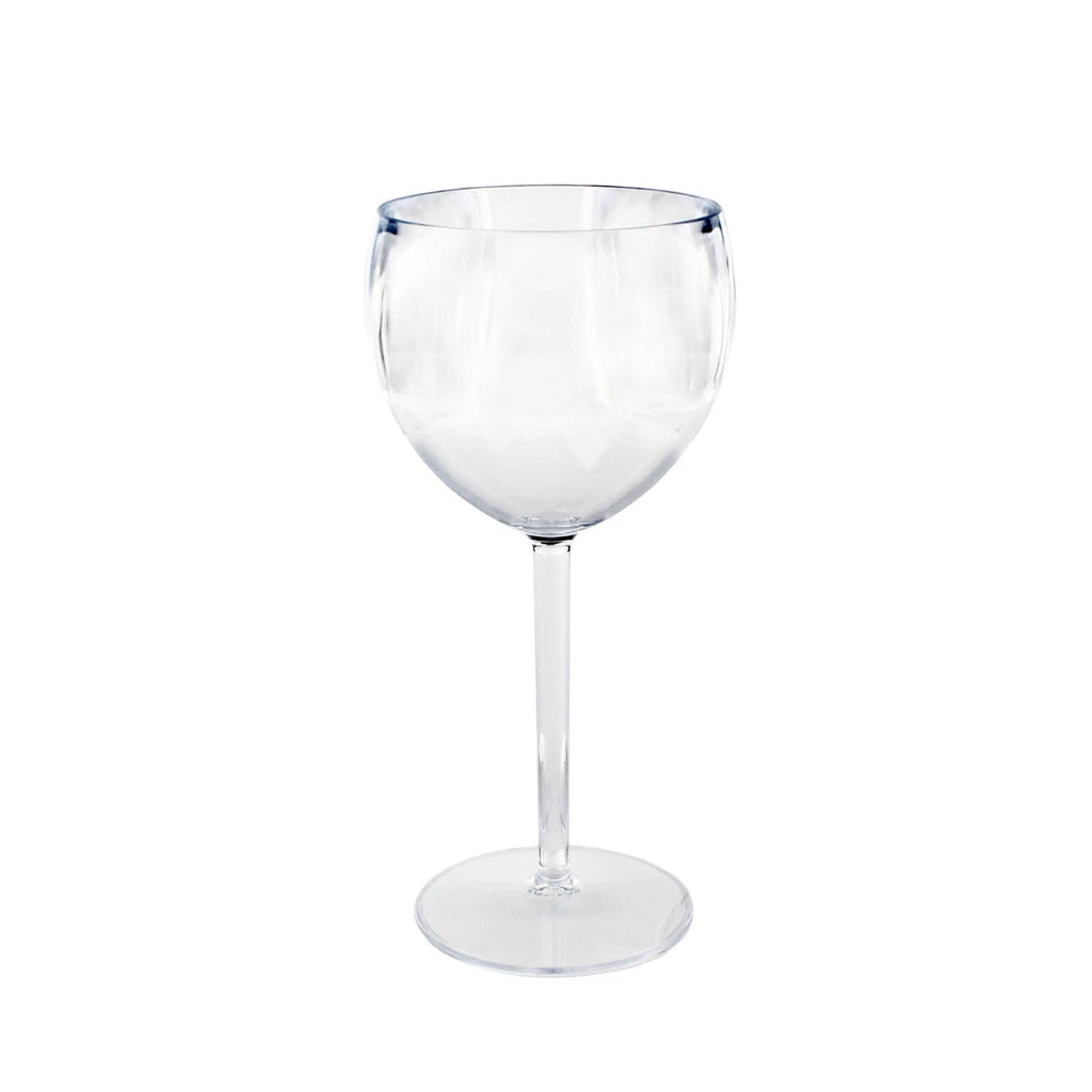 6 x Reusable Gin Glasses BPA Free Plastic Clear 400ml Capacity Balloon Bowl | eBay