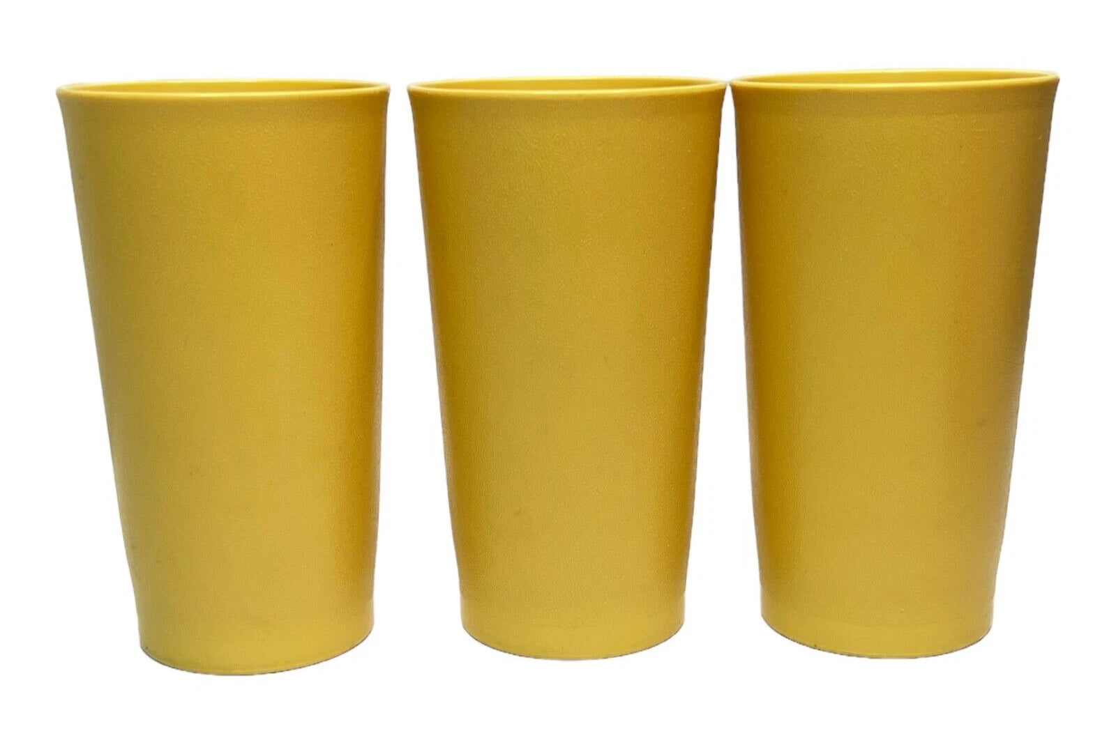 Lot of 6 Vintage Tupperware #873 Stackable Drinkware Tumblers Harvest Gold | eBay
