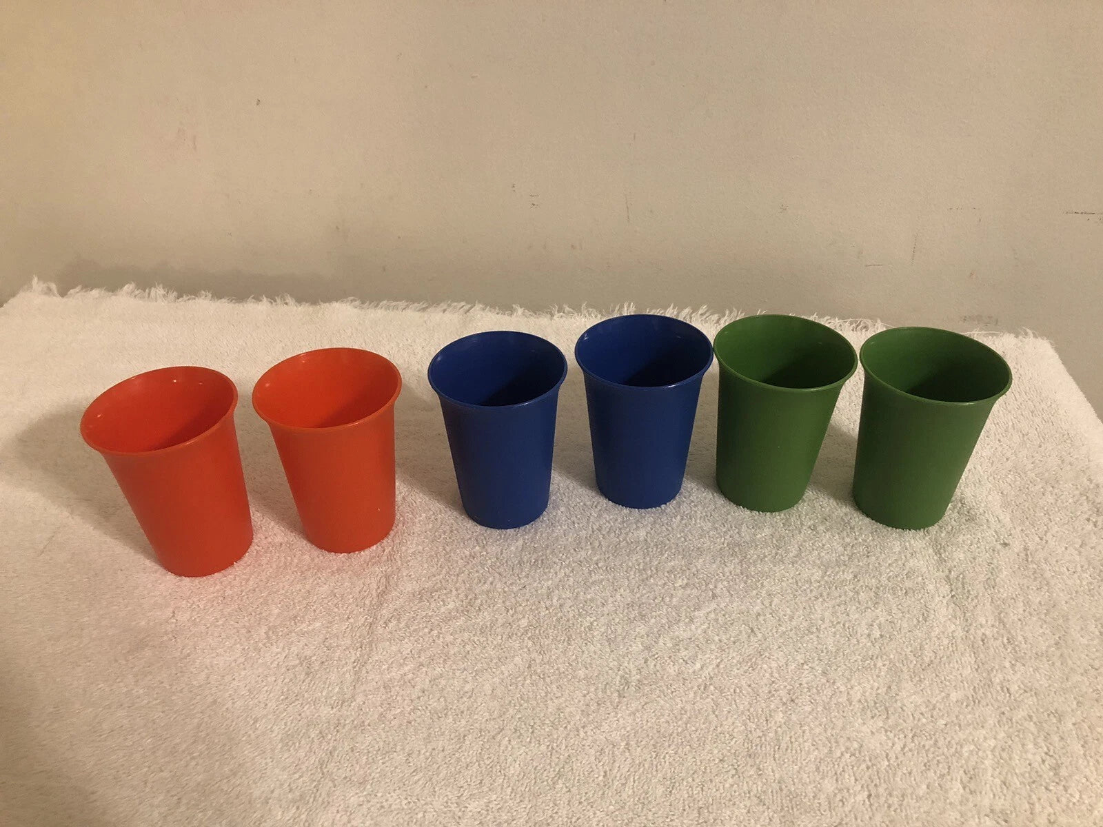 Vintage Lot Of 6 Tupperware Juice Sipper Cups No Lids Original Colors | eBay