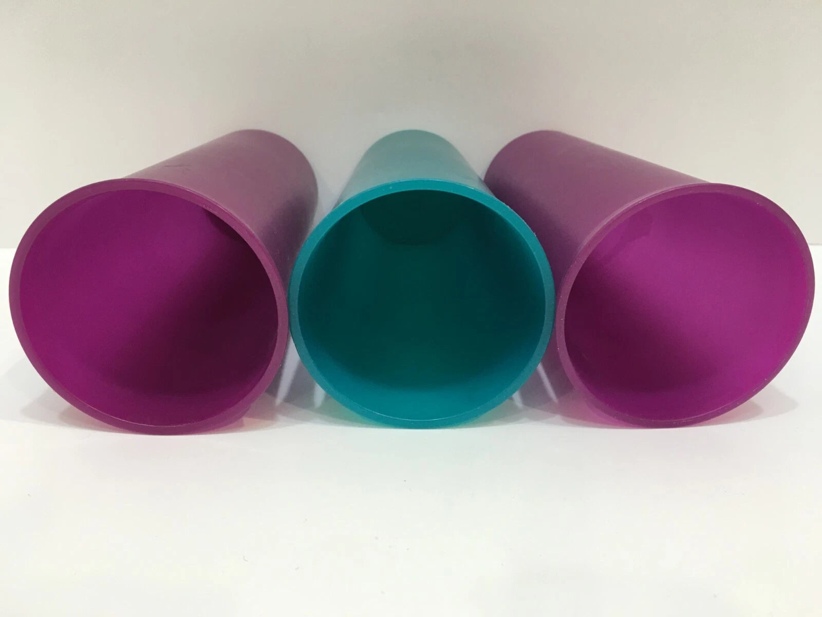 Vintage 3 TUPPERWARE CUPS 12 OZ. Green & Purple Plastic | eBay