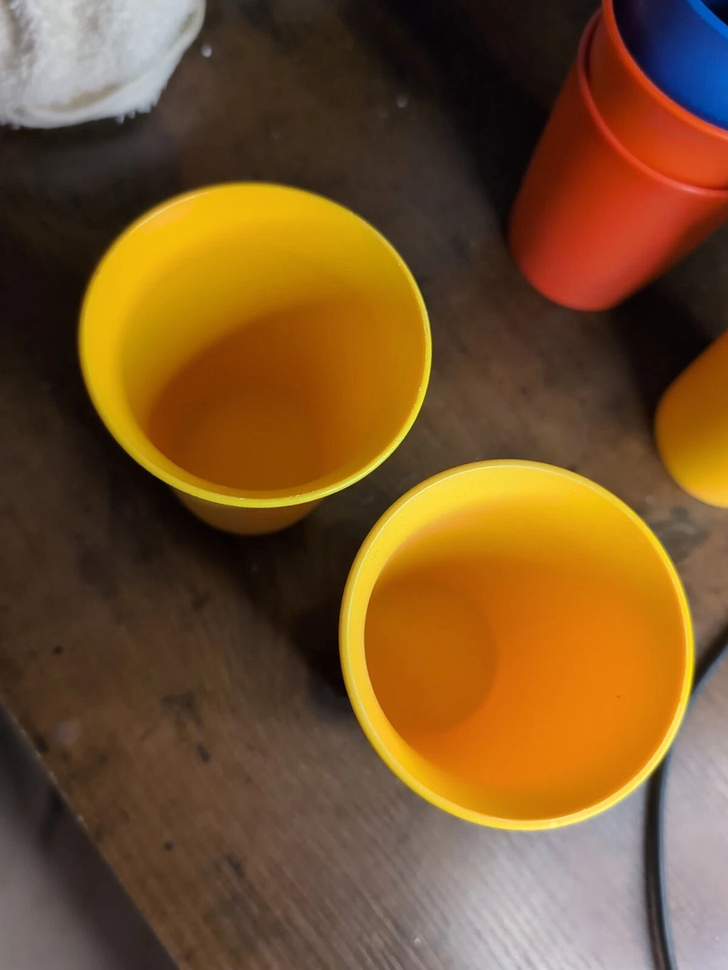 Vtg Tupperware 125 Kids Juice Cup 6oz Tumbler Harvest Autumn Color Set of 9 | eBay