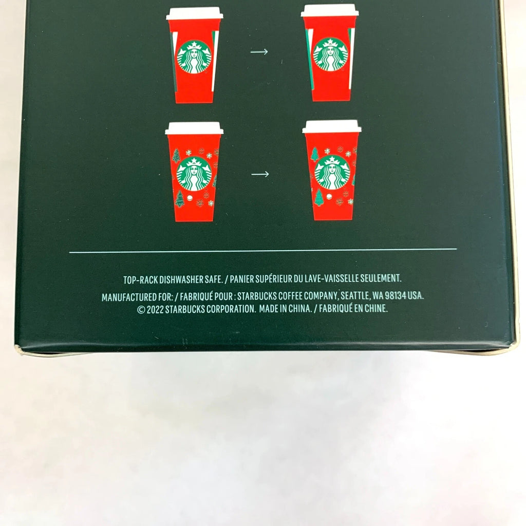 2022 Starbucks Set 6 Holiday Color Changing Reusable Hot Cups With Lids NEW 16oz | eBay