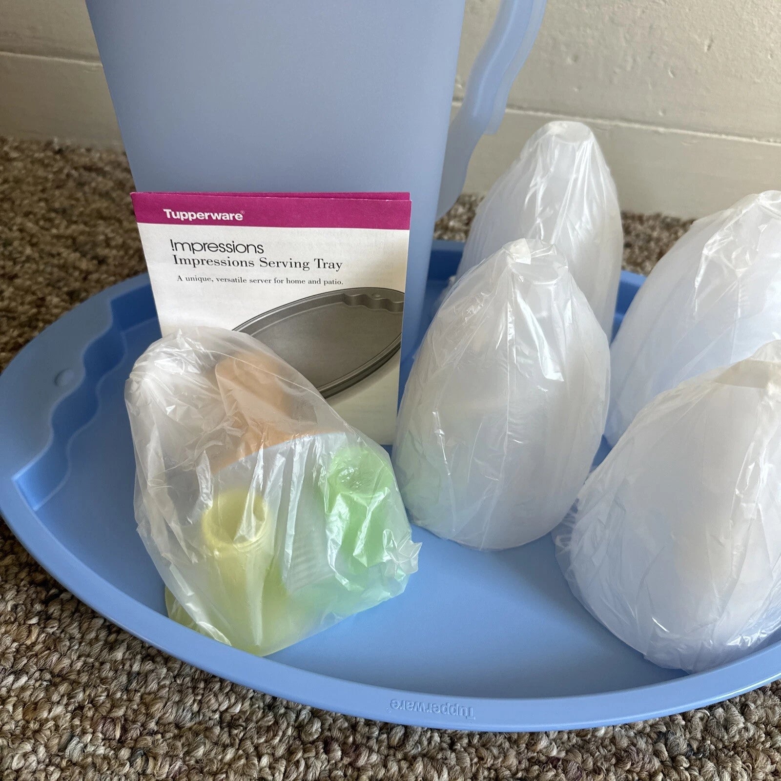 TUPPERWARE Impressions 6 Piece Outdoor Summer Entertainment Set Sealed VTG NOS | eBay