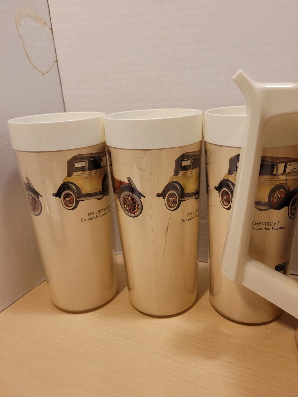 Vintage West Bend Thermo-Serv CHEVROLET Pitcher & 6 Tumblers Set | eBay