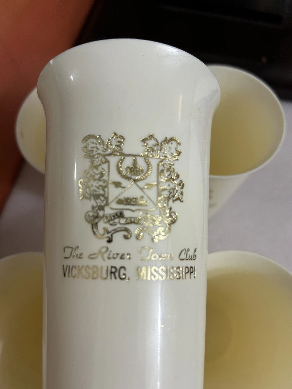 Vintage Bar Highball cups 1970s Rivertown Club Vicksburg Mississippi Set of 6 | eBay
