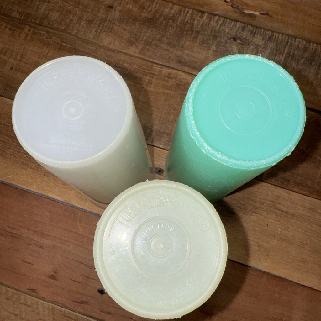 Lot of 5 Vintage TUPPERWARE #107 & #117 Pastel TUMBLERS (3) 16 Oz - (2) 6 Oz | eBay
