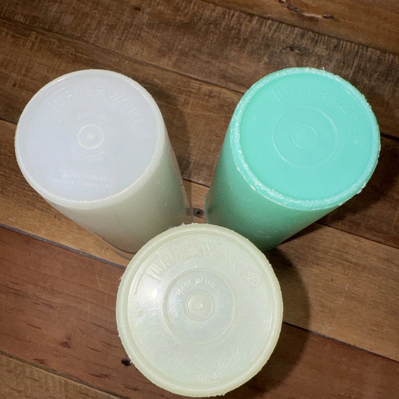 Lot of 5 Vintage TUPPERWARE #107 & #117 Pastel TUMBLERS (3) 16 Oz - (2) 6 Oz | eBay