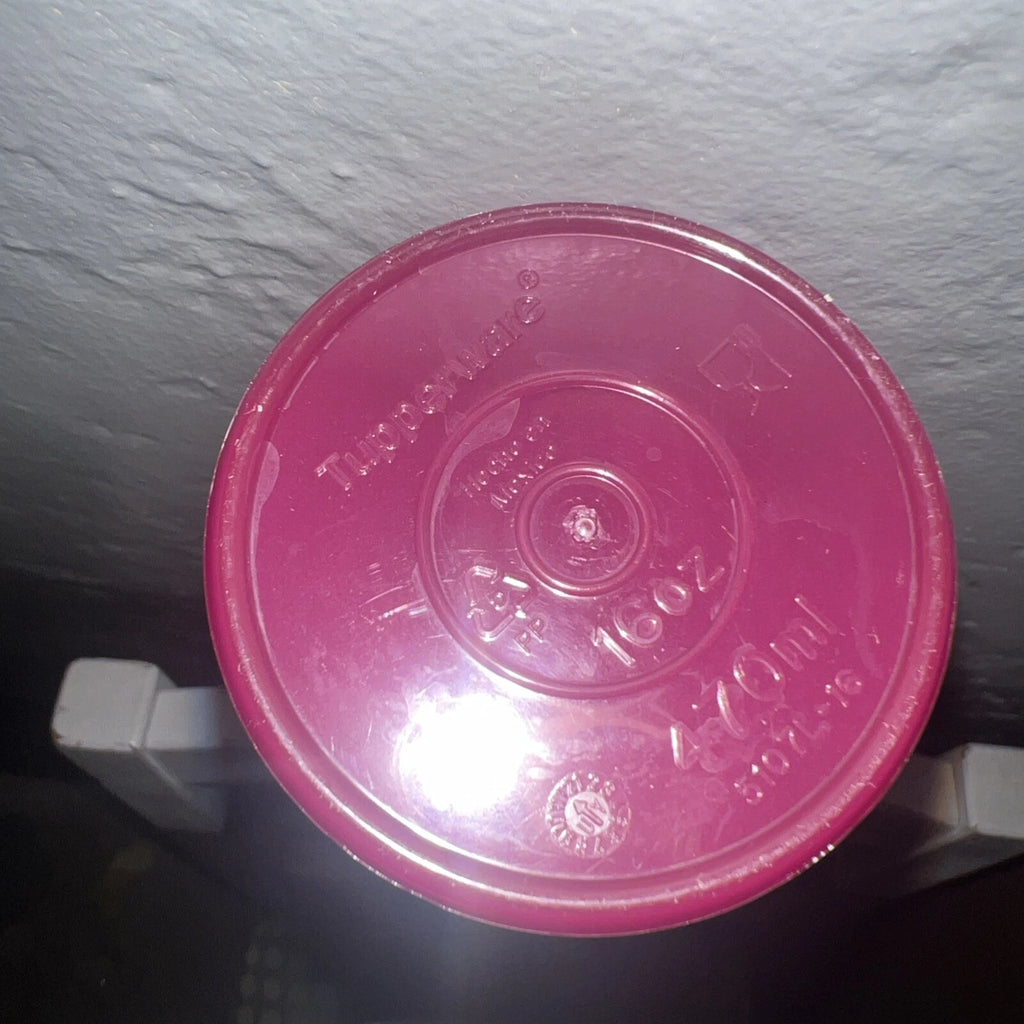 4 Tupperware 16oz Stacking Tumblers 470 - Raspberry | eBay