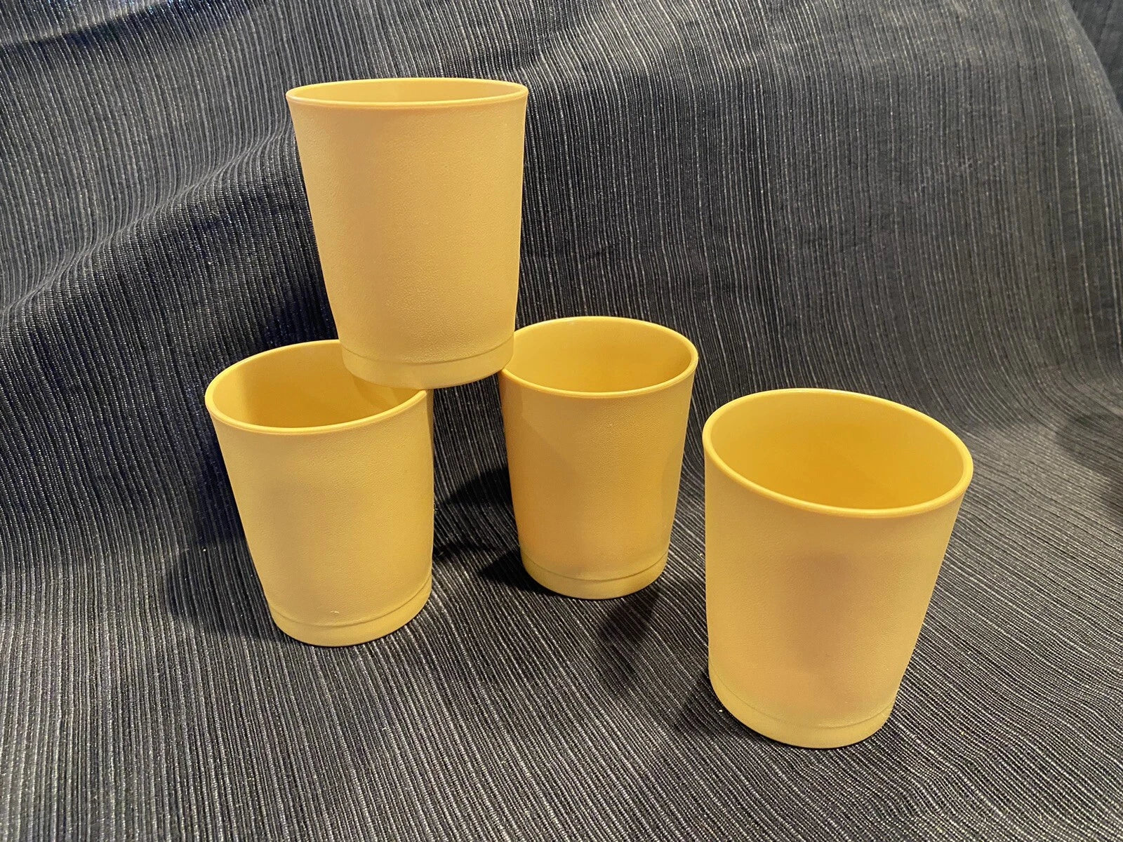 Vintage Tupperware Harvest Gold 6 Oz Juice Cups # 1251, Set Of 4 | eBay